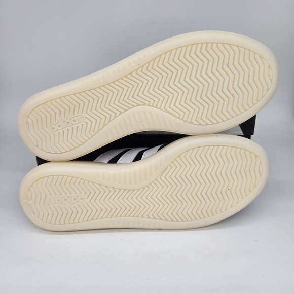 Adidas Women's Black & White Low-Top Sneakers - Picture 7 of 8